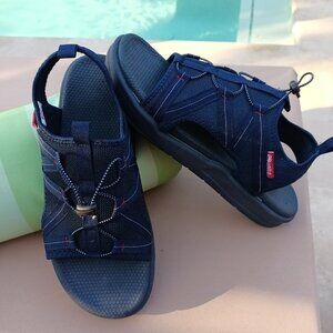 ECKO UNLTD. Blue Rubber Hiking Sandals. Size 13